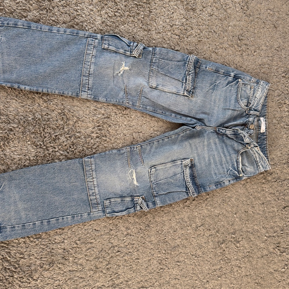 Garage Women's Light Blue Straight Leg Jeans